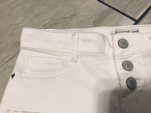 NWT girl’s size 10 White Vanilla Star midi reg rise shorts - Picture 8 of 12