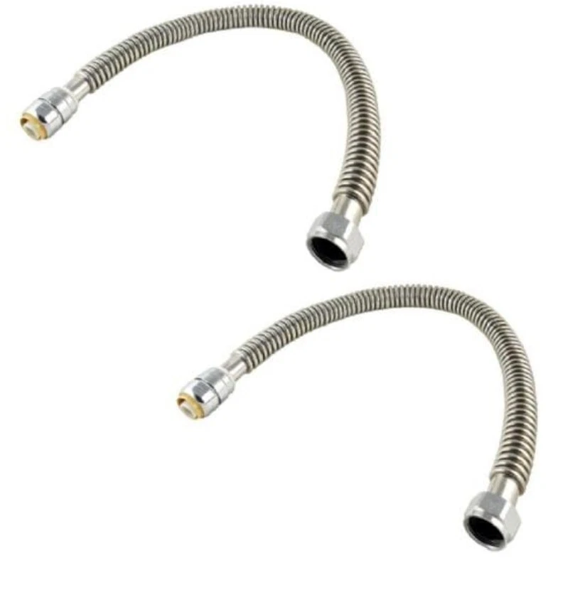SharkBite 1 in. Push-to-Connect x 1 in. FIP x 24 in. Corrugated Stainless  Steel | eBay
