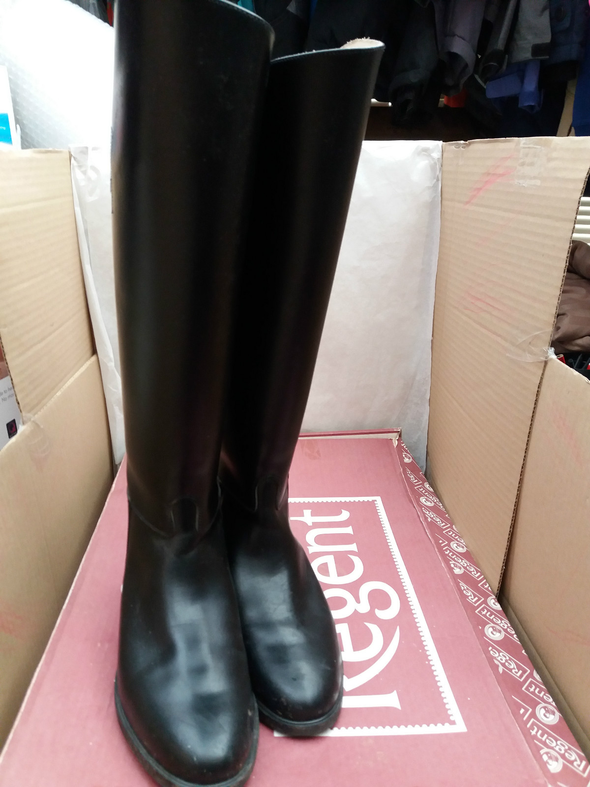 Regent Oakley Leather Riding Boots Size UK 6 Medium Used Once Only