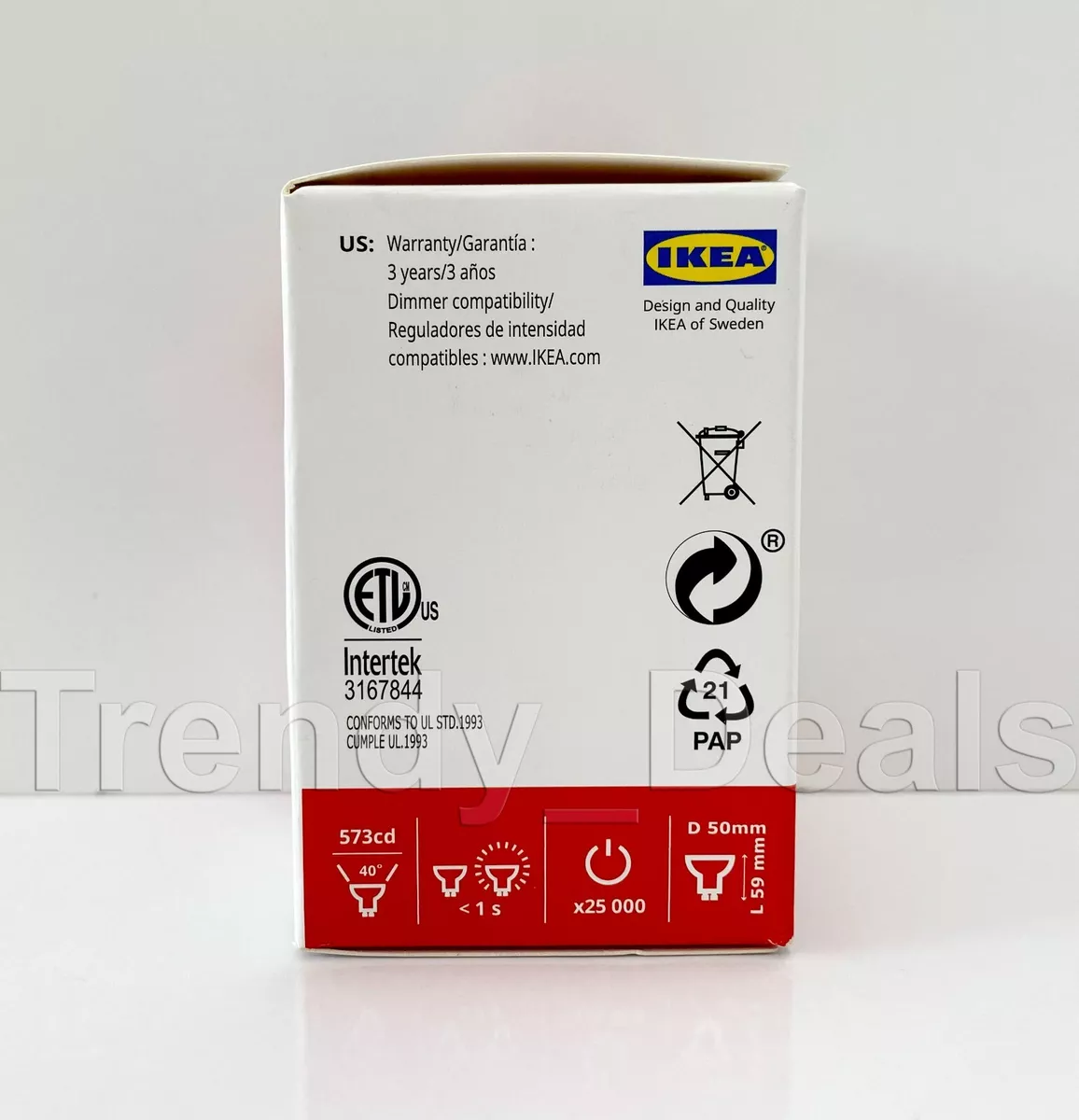 SOLHETTA LED bulb GU10 380 lumen, dimmable - IKEA