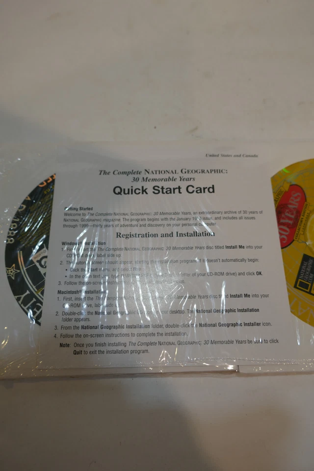 The Complete National Geographic 30 Memorable Years CD-ROM All 1970-1999 & 2000 - Image 2 of 2
