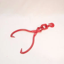 Heavy Duty SOLID STEEL 17-1/2"  Swivel Skidding Tongs, Logging Dragging Forester