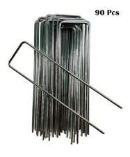 Agrafes De Paysage En Acier Inoxydable U De 15 Cm 90 Pcs