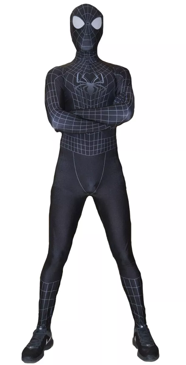 Spiderman Black Adult Mens Mascot Man Spider Carnival Spider Costume Black