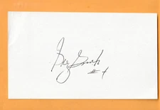 Greg Smith Western Kentucky Hilltoppers AUTO Signed 3x5 card Caldwell KY