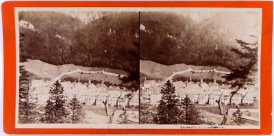 Isère.38.Kloster La Grande Chartreuse.Gesamtansicht.Einzigartiges Stereo-Foto! An.1870.