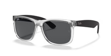 Brand New Ray-Ban Sunglasses RB4165 JUSTIN 651287 Transparent gray 51mm