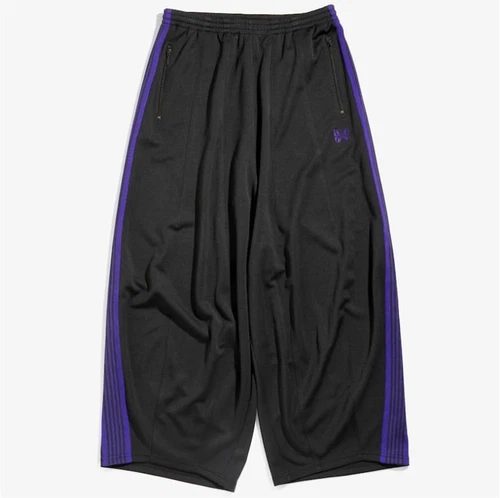 Needles track Butterfly embroidery Straight-leg fat pants Casual sports Wide-leg - Picture 11 of 24