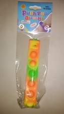 NEW 2021 Push Pop Bracelet Fidget 1 Ship Orange Green Yellow Calm Anxiety 3