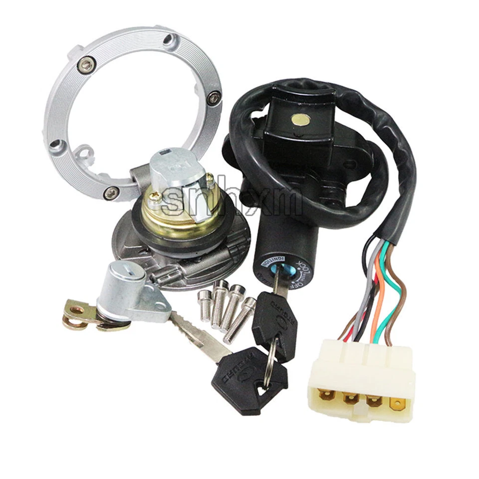 Ignition Switch Fuel Gas Cap Set for Kawasaki Ninja 250R 2008-2012 09 2010 2011 - Image 4 of 4