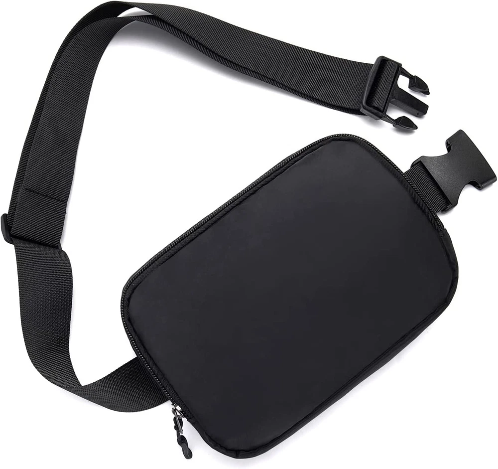 Belt Bag Fanny Pack Crossbody Bags for Women Belt Bag Waist Packs with 3 Pockets
