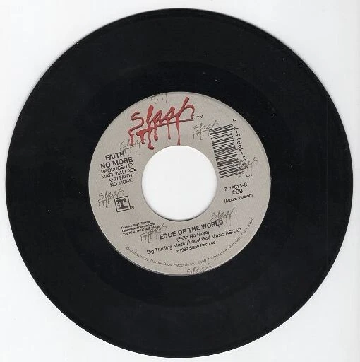 Faith No More – Epic / Edge Of The World 7" 45 Foto 3 de 4