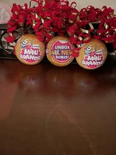 Zuru 5 Surprise GOLD Color Ball SET OF 3 Mini Brands Mystery Capsule Series 2