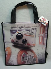 Star Wars BB8 DROID The Last Jedi / Force Awakens Reusable TOTE BAG NEW