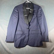 Jos. A. Bank Men's Blazer Jacket 36 Wool Navy Blue Single Breasted Notch Lapel
