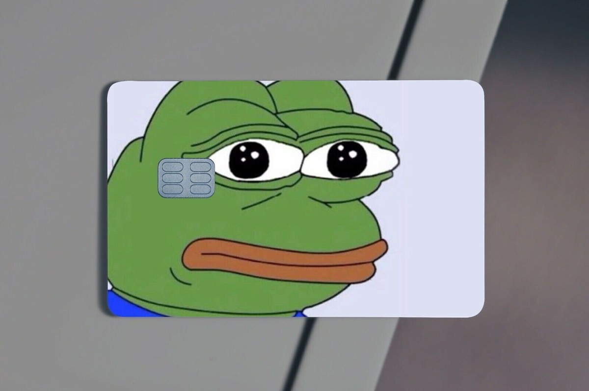 Pepe The Frog | Meme | Credit Card Sticker | Credit Card Skin | | eBay