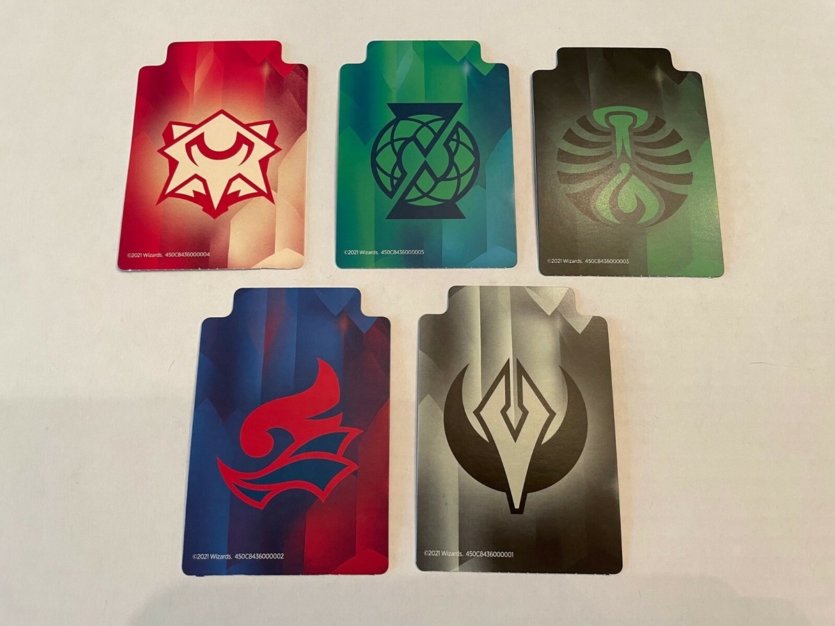 mtg card logo x5 Strixhaven Magic MTG College Logo Icon Divider Lot