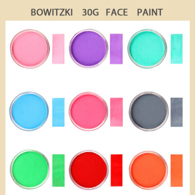 Gesichtsfarbe 30g rot weiß Aqua Make-up Theaterschminke Facepainting Body Paint