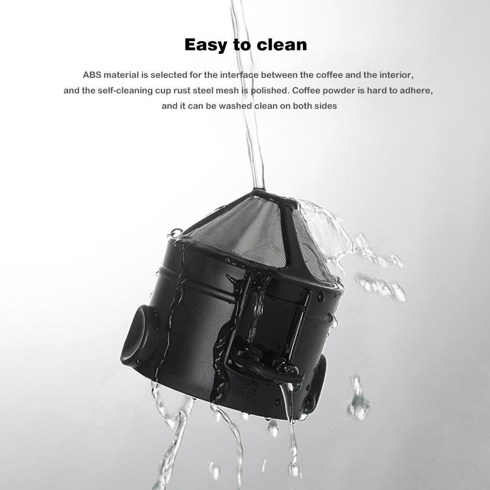 Foldable Coffee Filters Stainless Steel Drip Coffee Funnel Coffee