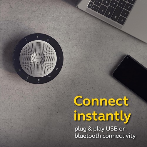 New Jabra Speak 750 UC Bluetooth Speakerphone with Link 370 7700-409 - Zdjęcie 7 z 9