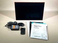 Sony S-Frame DPF-X1000 10.2" Premium Digital Photo Frame Clock Calendar Alarm