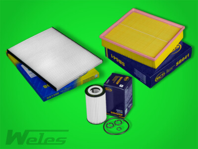 SERVICEPAKET OPEL OMEGA B 2,2 DTI 16V Luftfilter Ölfilter Pollenfilter