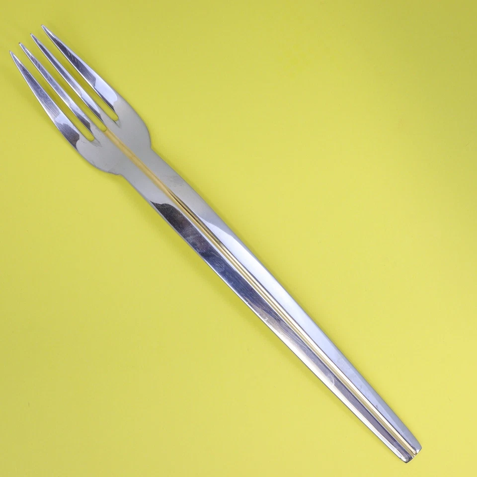 WMF Cromargan RUE ROYALE GOLD acero inoxidable 6 tenedores de cena 18/8 cubiertos brillantes Foto 2 de 4