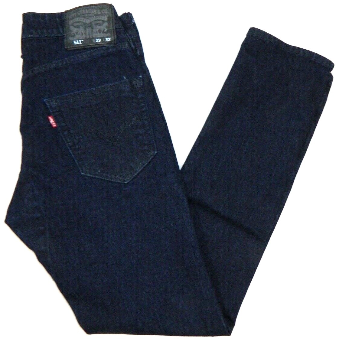 Levi's 511 Commuter Dark Stretch Denim Blue Jeans mea… Gem