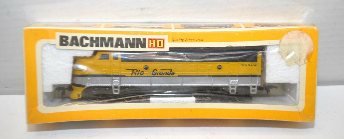 Locomotive Tyco HO F9 Diesel Rio Grande - Vintage USA - Boîte TBE