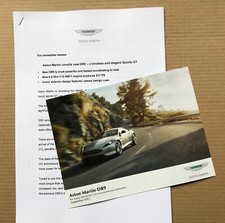 2012 Aston DB9 Press Photographs + Release