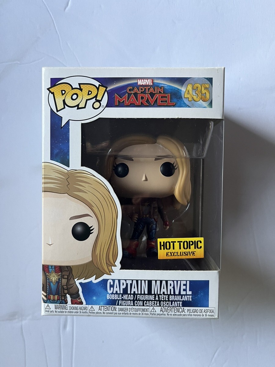 Funko Pop Movies Marvel #435 Captain Marvel Hot Topic Exclusive VAULTED