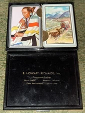 Vintage B Howard Richards Realtors 49ers Congress 606 Playing Cards Two Decks