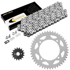 Drive Chain & Sprockets Kit For Yamaha XV250 V-Star 250 2008 2009 2010 2011-2016