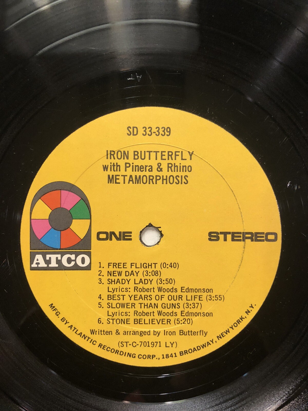 Iron Butterfly Metamorphosis Vinyl LP Dated 1970 eBay