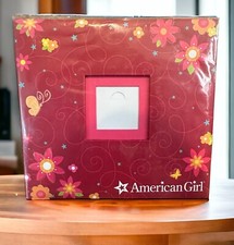 NEW American Girl 12x12 Super Scrapbook Album Book Kit Pink Stickers