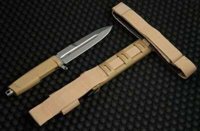 Extrema Ratio Contact Fixed Knife 6.38'' N690 Steel Blade HCS Forprene Handle