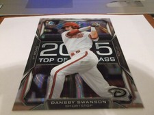 2015 Bowman Chrome Dansby Swanson Top Of The Class Boxtopper 24/50 TOC-DS 
