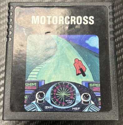 Atari Motocross Video Game Cartridge VCS 2600 für Atari Black Label, Retro