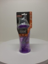 Nuby Baby Girls' 12 Oz. Flip-It Boost Sipper Cup - purple/multi, D1