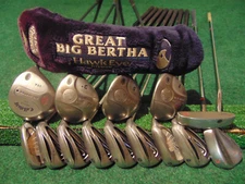 RH CALLAWAY Big Bertha Woods-NIKE Slingshot/NDS Iron Set- Complete Golf Set 14pc