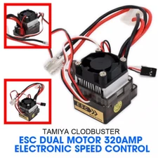 Tamiya Clodbuster ESC Dual Motor 320Amp Electronic Control Speed Wild DaggerPXjf