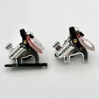 Juin Tech F1 Flat Mount Cyclocross CX Hydraulic Disc Brake Set w/Rotor Silver