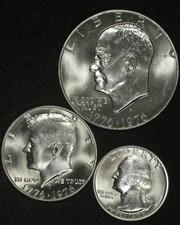 1976年 銀製未流通セット 未曾流通银色1976 美国硬币铸币厂套装| eBay