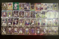 Minnesota Vikings 80 Card Lot, No Duplicates, RCs, Inserts/Parallels 2020-25