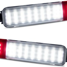 LED Interior Door Light Door Panel Courtesy Door Light Warning Lamp White Red