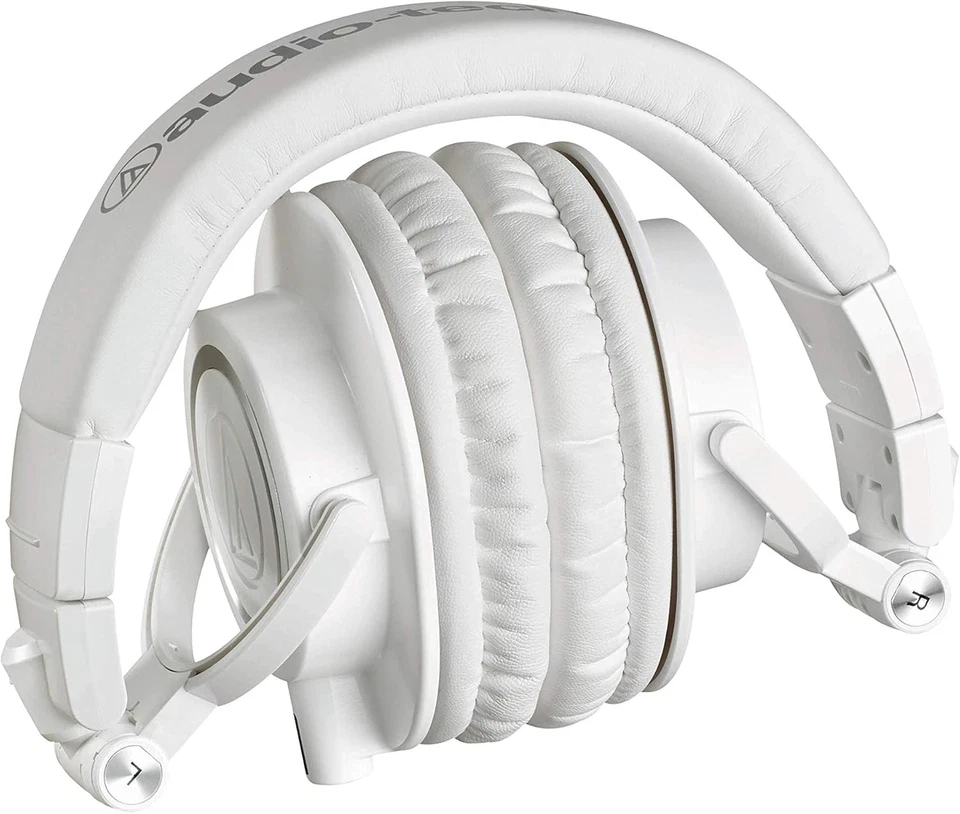NEW Audio-Technica ATH-M50x White Studio Monitor Headphone Professional - Image 3 of 4