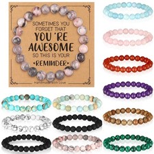 12 Pcs Inspirational Friendship Bracelets Gifts for Women Sometimes You Forge...