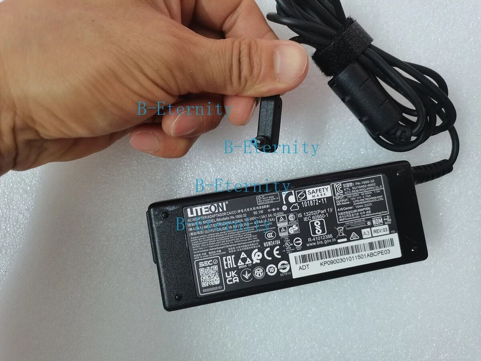 Original 19V 4.74A For Acer Swift X SFX14-42G-R607 RTX3050Ti 3.0mm*1.1mm Charger - Image 3 of 4