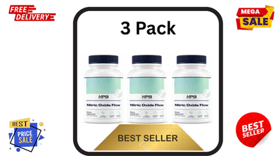#ad Nitric Oxide Flow Blood Pressure Support Improve Circulation Pack of 3 $44.99