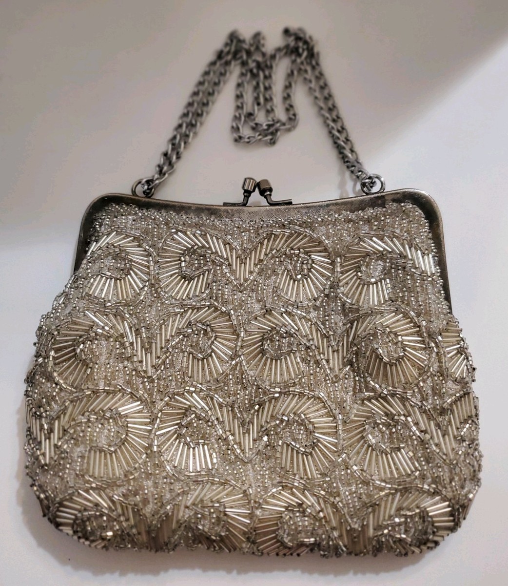 アメリヴィンテージ L BALL BEADS BAG PRECIOSA Crystal AB Bead Bag: Handmade Shoulder Bag - Etsy